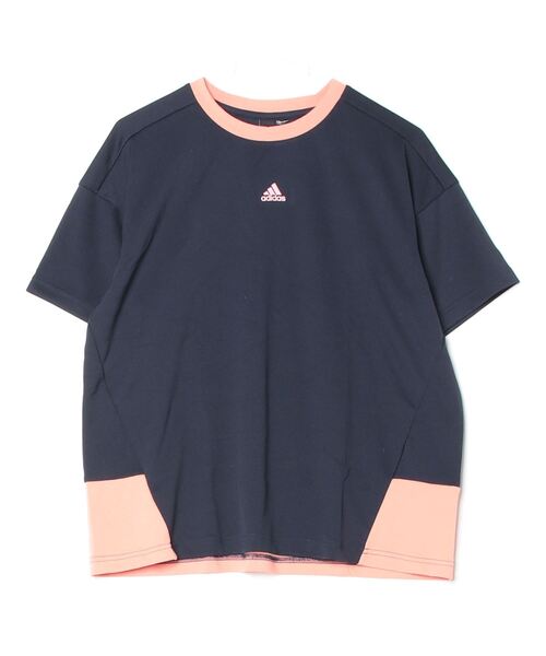 adidas（アディダス）の「アディダス adidas W SE CB Tシャツ（Tシャツ/カットソー・レディース・ネイビー/ブラック/ホワイト・XL/S/M/L）」の3枚目の写真