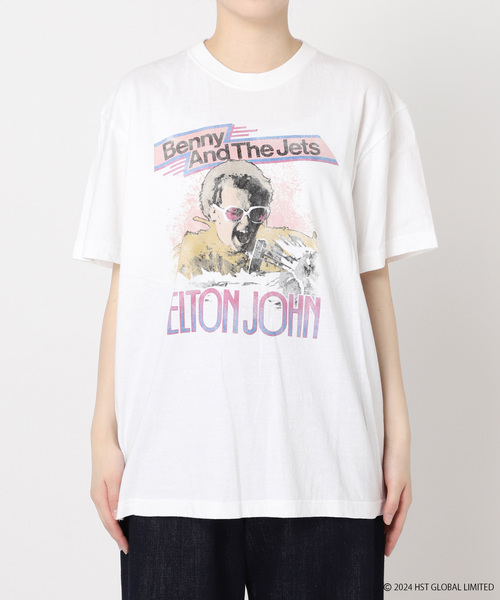 OUTDOOR PRODUCTS(アウトドアプロダクツ)の「GOOD ROCK SPEED Elton John TEE(Tシャツ/カットソー・レディース・ホワイト・FREE)」の2枚目の写真
