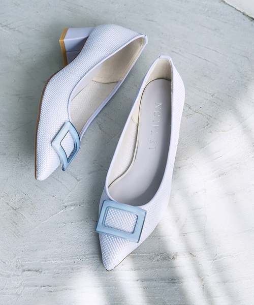 LE TALON（ルタロン）の「4.5cmクリアバックルパンプス（パンプス・レディース・グレー/ベージュ/ラベンダー・25cm/24.5cm/24cm/23.5cm/23cm/22.5cm/22cm）」の3枚目の写真