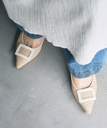 LE TALON | 4.5cmクリアバックルパンプス(パンプス)