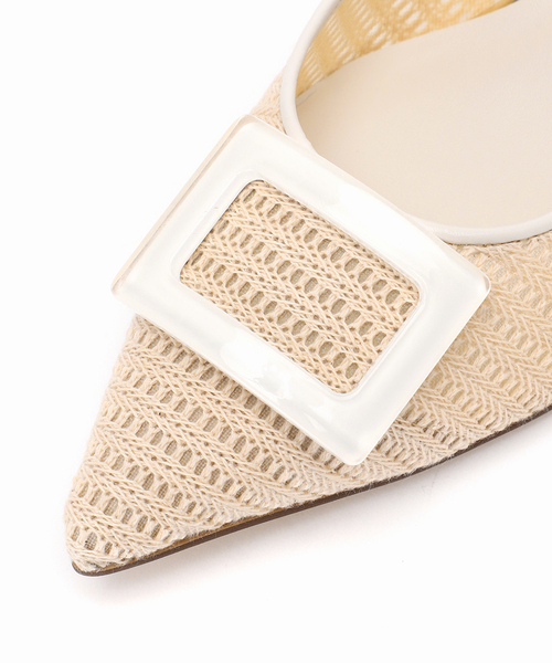 LE TALON（ルタロン）の「4.5cmクリアバックルパンプス（パンプス・レディース・グレー/ベージュ/ラベンダー・25cm/24.5cm/24cm/23.5cm/23cm/22.5cm/22cm）」の17枚目の写真