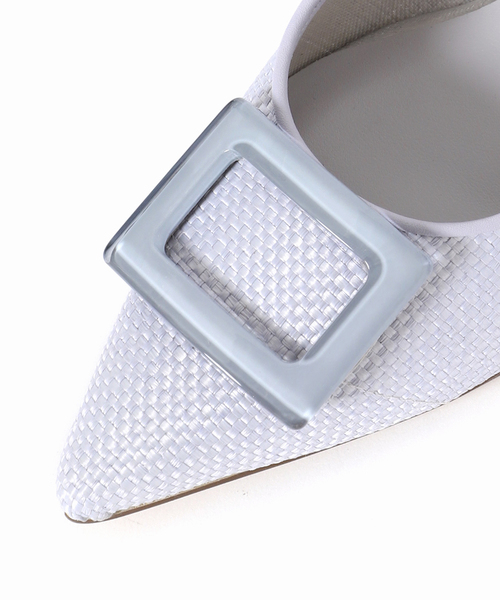 LE TALON（ルタロン）の「4.5cmクリアバックルパンプス（パンプス・レディース・グレー/ベージュ/ラベンダー・25cm/24.5cm/24cm/23.5cm/23cm/22.5cm/22cm）」の18枚目の写真