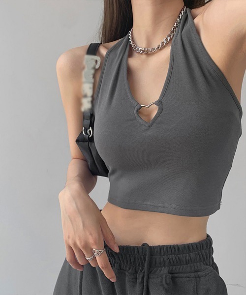 Miniministore(ミニミニストア)の「タンクトップ キャミソール セクシー美背(タンクトップ・レディース・ライトグレー/ブルー/ホワイト/ブラック/ダークグレー・FREE)」の4枚目の写真