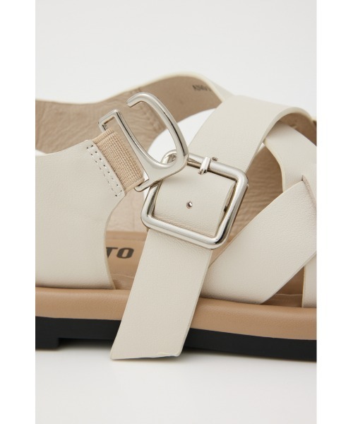 STACCATO(スタッカート)の「グラディエータースマッシュサンダル(サンダル・レディース・ホワイト/ブラック・22.5cm/23cm/23.5cm/24cm/24.5cm)」の19枚目の写真