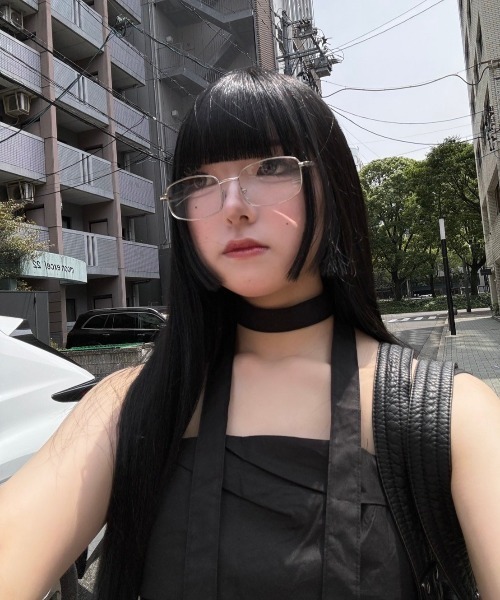 Chikashitsu +（チカシツプラス）の「【Chikashitsu +】square frame eyewear / 【チカシツプラス】スクエアフレームアイウェアーメガネ（メガネ・メンズ・シルバー・ONE SIZE）」の7枚目の写真