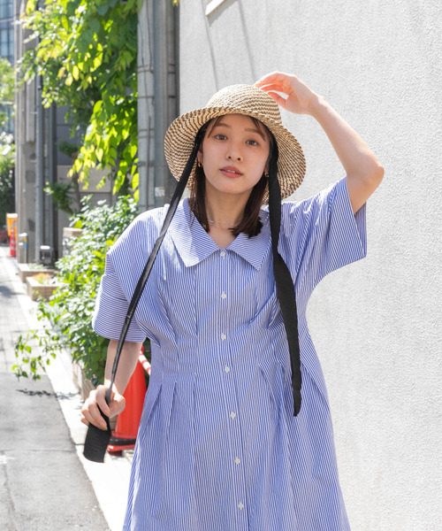 SENSE OF PLACE by URBAN RESEARCH（センスオブプレイスバイアーバンリサーチ）の「リボンツキハット（ハット・レディース・ブラウン系その他/イエロー系その他・ONE）」の14枚目の写真