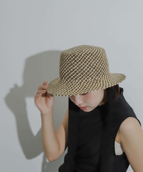 SENSE OF PLACE by URBAN RESEARCH（センスオブプレイスバイアーバンリサーチ）の「リボンツキハット（ハット・レディース・ブラウン系その他/イエロー系その他・ONE）」の16枚目の写真