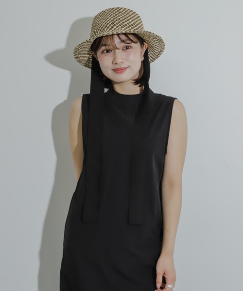 SENSE OF PLACE by URBAN RESEARCH（センスオブプレイスバイアーバンリサーチ）の「リボンツキハット（ハット・レディース・ブラウン系その他/イエロー系その他・ONE）」の19枚目の写真