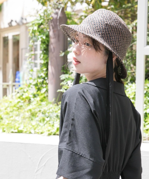 SENSE OF PLACE by URBAN RESEARCH（センスオブプレイスバイアーバンリサーチ）の「リボンツキハット（ハット・レディース・ブラウン系その他/イエロー系その他・ONE）」の22枚目の写真