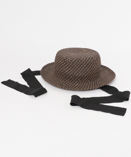 SENSE OF PLACE by URBAN RESEARCH（センスオブプレイスバイアーバンリサーチ）の「リボンツキハット（ハット・レディース・ブラウン系その他/イエロー系その他・ONE）」の2枚目の写真