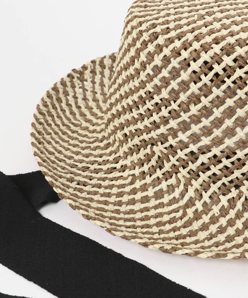 SENSE OF PLACE by URBAN RESEARCH（センスオブプレイスバイアーバンリサーチ）の「リボンツキハット（ハット・レディース・ブラウン系その他/イエロー系その他・ONE）」の10枚目の写真
