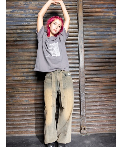DURAS（デュラス）の「Cocoon jeans denim（デニムパンツ・レディース・グレー/グリーン・S/M）」の10枚目の写真