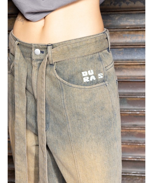 DURAS（デュラス）の「Cocoon jeans denim（デニムパンツ・レディース・グレー/グリーン・S/M）」の13枚目の写真