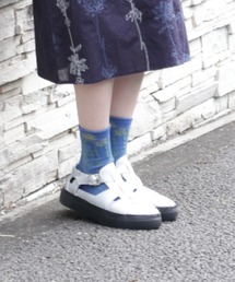 アザミとポピージャカードソックス