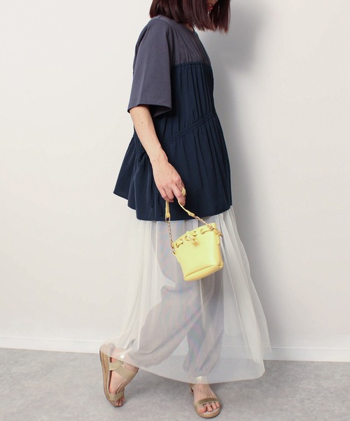 【GENERAL IDEA】ビスチェ Layered T-Shirt 2色 ビスチェ GENERAL IDEA(ジェネラルアイディア) レディース