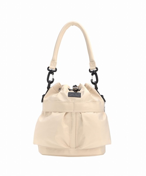 Jewelna Rose(ジュエルナローズ)の「JEWELNA by Jewelna Rose ナイロン巾着バッグ 16201(トートバッグ・レディース・ネイビー/ブラック/カーキ/アイボリー・FREE)」の15枚目の写真