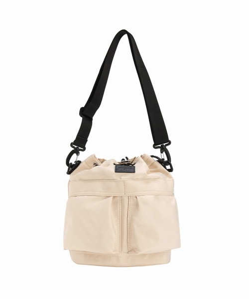 Jewelna Rose(ジュエルナローズ)の「JEWELNA by Jewelna Rose ナイロン巾着バッグ 16201(トートバッグ・レディース・ネイビー/ブラック/カーキ/アイボリー・FREE)」の16枚目の写真