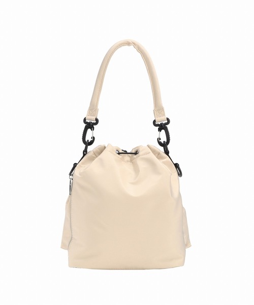 Jewelna Rose(ジュエルナローズ)の「JEWELNA by Jewelna Rose ナイロン巾着バッグ 16201(トートバッグ・レディース・ネイビー/ブラック/カーキ/アイボリー・FREE)」の20枚目の写真
