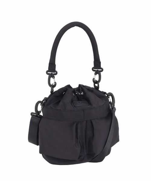 Jewelna Rose(ジュエルナローズ)の「JEWELNA by Jewelna Rose ナイロン巾着バッグ 16201(トートバッグ・レディース・ネイビー/ブラック/カーキ/アイボリー・FREE)」の5枚目の写真