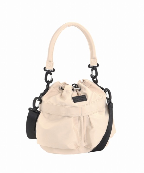 Jewelna Rose(ジュエルナローズ)の「JEWELNA by Jewelna Rose ナイロン巾着バッグ 16201(トートバッグ・レディース・ネイビー/ブラック/カーキ/アイボリー・FREE)」の7枚目の写真