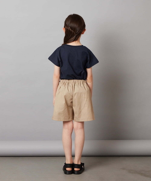 a.v.v（アーヴェヴェ）の「[140-150]レースアッププリーツスカパン（その他パンツ・キッズ・ダークインディゴブルー/ベージュ/ブラック/ブルー・150/140）」の11枚目の写真