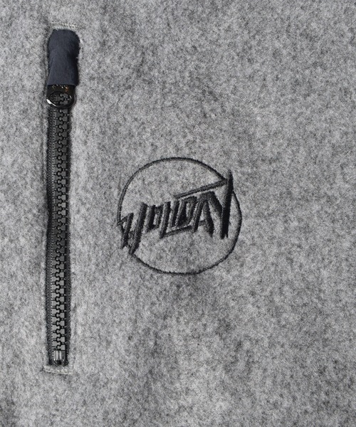 HOLIDAY（ホリデイ）の「CLASSIC FLEECE VEST クラシックフリースベスト（ベスト・レディース・グレー・ONE SIZE）」の4枚目の写真