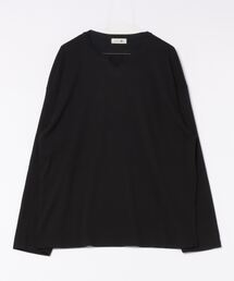 aimoha(�A�C���n)��aimoha men JACQUARD WIDE RIB Y-NECK TEE(T�V���c/�J�b�g�\�[)