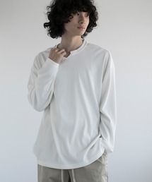 aimoha men JACQUARD WIDE RIB Y-NECK TEE