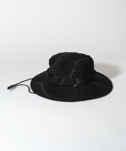 HUF（ハフ）の「【HUF/ハフ】RESERVOIR BOONIE HAT / リザーバー ブーニー ハット（ハット・メンズ・ブラック/ベージュ・S/M）」の9枚目の写真