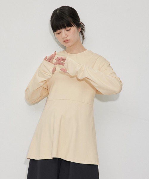 セール】【WEB限定・撥水】2WAYレースアップペプラムラッシュ