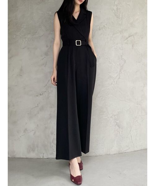 RESEXXY(リゼクシー)の「テーラーワイドコンビネゾン(つなぎ/オールインワン・レディース・ブラック/アイボリー/ブルー・SMALL/MEDIUM)」の19枚目の写真