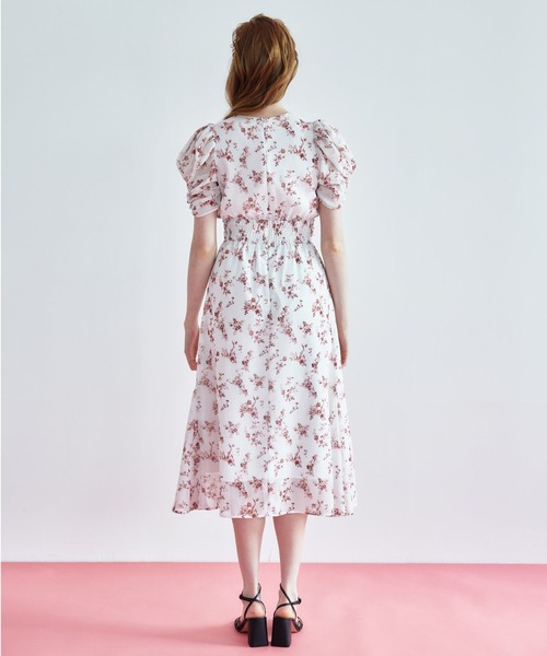 REDYAZEL（レディアゼル）の「フラワープリントワンピース（ワンピース・レディース・ブラック/ブルー/ピンク・SMALL/MEDIUM）」の19枚目の写真