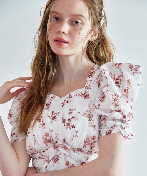 REDYAZEL（レディアゼル）の「フラワープリントワンピース（ワンピース・レディース・ブラック/ブルー/ピンク・SMALL/MEDIUM）」の20枚目の写真