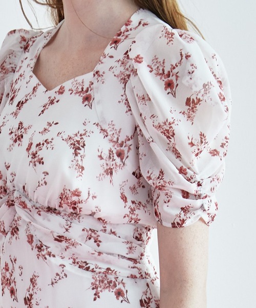 REDYAZEL（レディアゼル）の「フラワープリントワンピース（ワンピース・レディース・ブラック/ブルー/ピンク・SMALL/MEDIUM）」の22枚目の写真