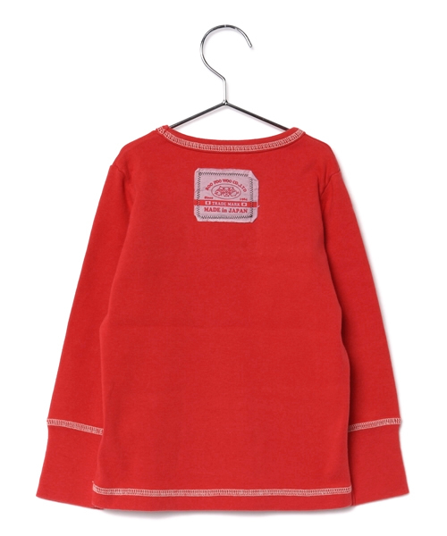 One deux boo（ワンドゥーブー）の「スヌーピー長袖Tシャツ　キッズサイズ（スウェット・キッズ・レッド/グレー/ナチュラル・130/100/120/110）」の4枚目の写真