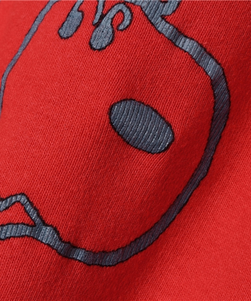 One deux boo（ワンドゥーブー）の「スヌーピー長袖Tシャツ　キッズサイズ（スウェット・キッズ・レッド/グレー/ナチュラル・130/100/120/110）」の8枚目の写真