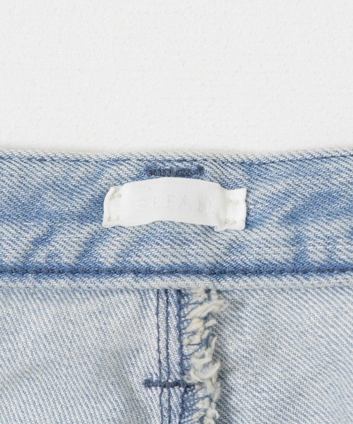 SEEALL（シーオール）の「SEEALL　DOCKERS BELTED 2 TACK PANTS（デニムパンツ・メンズ・ライトインディゴブルー・2/3）」の13枚目の写真