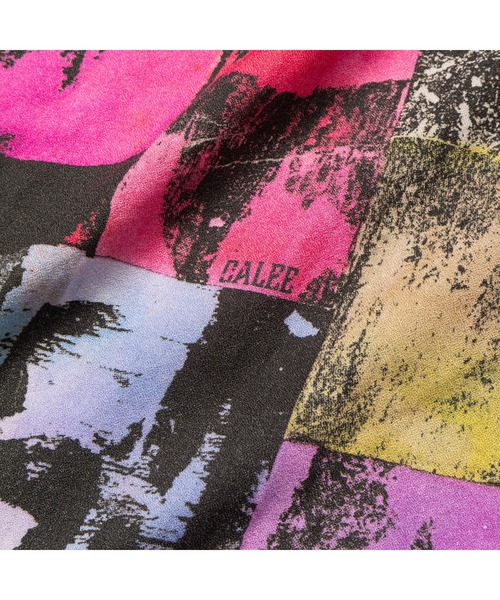 CALEE(キャリー)の「R/P ALLOVER PATTERN CROSS OVER SH(シャツ/ブラウス・メンズ・ブラック・MEDIUM/LARGE/X-LARGE)」の7枚目の写真