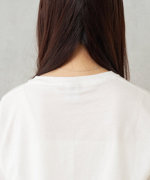 BIRTHDAY BAR（バースデイバー）の「monmon Tシャツ（ルームウェア/パジャマ・レディース・ホワイト/ネイビー・0）」の19枚目の写真