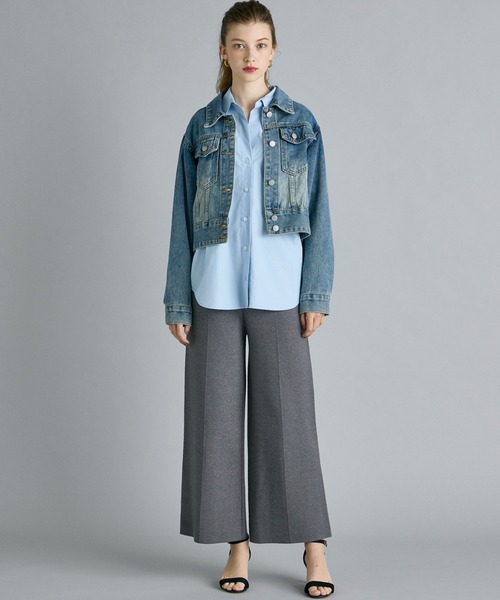 INED CLARO（イネドクラロ）の「デニムジャケット（デニムジャケット・レディース・インディゴブルー・フリー）」の2枚目の写真