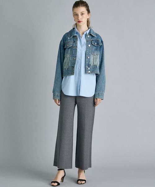 INED CLARO（イネドクラロ）の「デニムジャケット（デニムジャケット・レディース・インディゴブルー・フリー）」の3枚目の写真