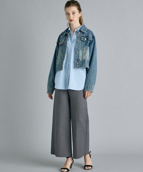 INED CLARO（イネドクラロ）の「デニムジャケット（デニムジャケット・レディース・インディゴブルー・フリー）」の4枚目の写真