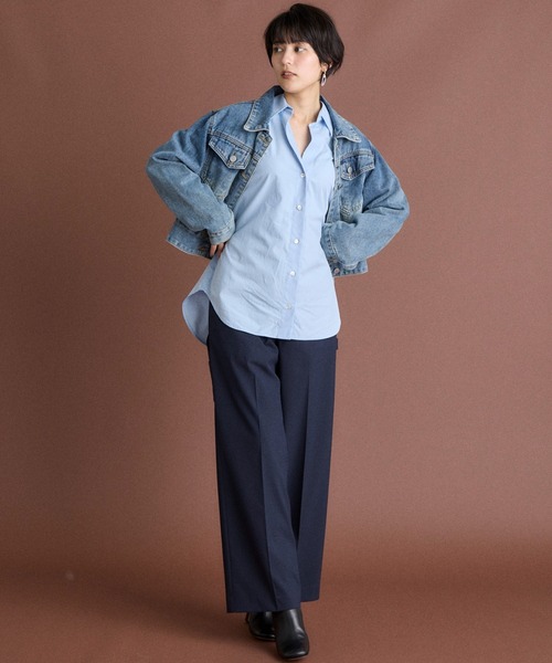 INED CLARO（イネドクラロ）の「デニムジャケット（デニムジャケット・レディース・インディゴブルー・フリー）」の13枚目の写真