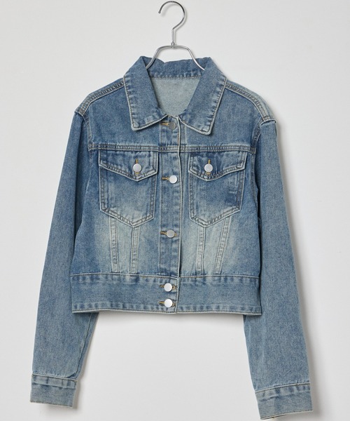 INED CLARO（イネドクラロ）の「デニムジャケット（デニムジャケット・レディース・インディゴブルー・フリー）」の18枚目の写真