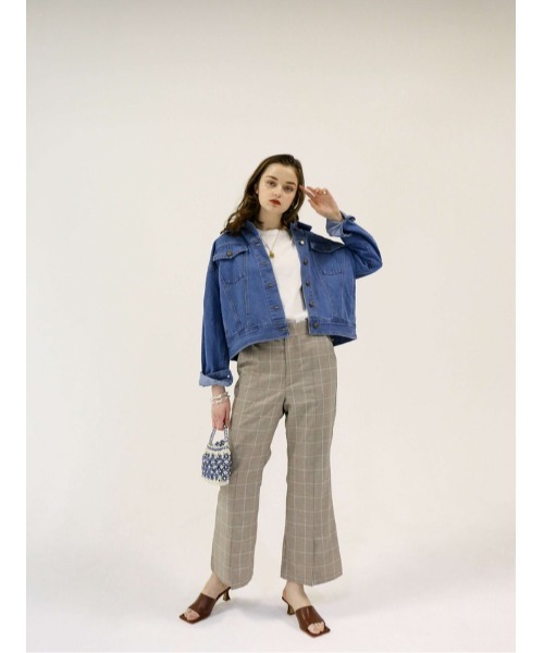 Katrin TOKYO（カトリーントーキョー）の「slit flare slacks（スラックス・レディース・ライトグリーン/アイボリー/グレー系その他・S/M）」の15枚目の写真