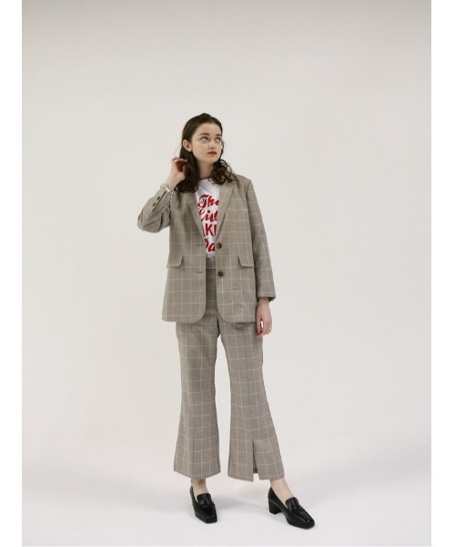 Katrin TOKYO（カトリーントーキョー）の「slit flare slacks（スラックス・レディース・ライトグリーン/アイボリー/グレー系その他・S/M）」の17枚目の写真