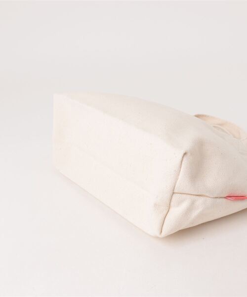 HANES（ヘインズ）の「【HANES】フラッグプリントミニトート（トートバッグ・レディース・ネイビー/ピンク/レッド・ONE SIZE）」の5枚目の写真