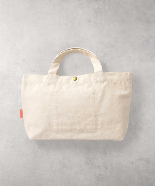 HANES（ヘインズ）の「【HANES】フラッグプリントミニトート（トートバッグ・レディース・ネイビー/ピンク/レッド・ONE SIZE）」の10枚目の写真