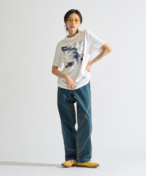 NIKE(ナイキ)の「【NIKE / ナイキ】PSG M NK FUTURA TEE FV9417- 100(Tシャツ/カットソー・メンズ・ホワイト・LARGE/MEDIUM/SMALL)」の2枚目の写真