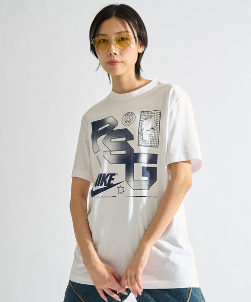 NIKE(ナイキ)の「【NIKE / ナイキ】PSG M NK FUTURA TEE FV9417- 100(Tシャツ/カットソー・メンズ・ホワイト・LARGE/MEDIUM/SMALL)」の10枚目の写真